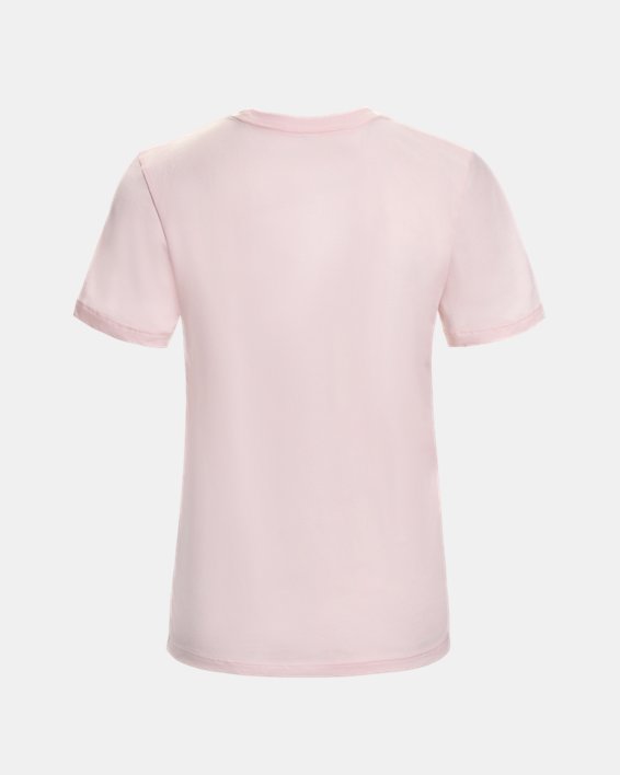 Women's UA Gradient Wordmark T-Shirt in Pink image number 5